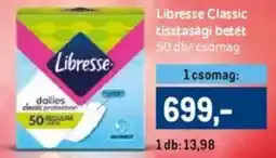 Metro Libresse Classic tisztasági betét ajánlat