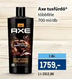 Metro Axe tusfürdő ajánlat
