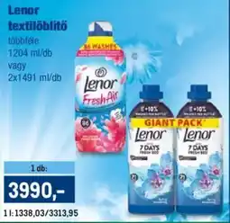 Metro Lenor textilöblítő ajánlat