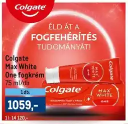 Metro Colgate Max White One fogkrém ajánlat