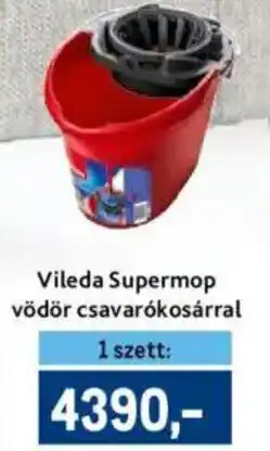 Metro Vileda Supermop vödör csavarókosárral ajánlat