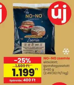 Spar NO-NO zsemle ajánlat