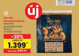 Spar NO-NO barackos párna ajánlat