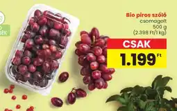 Spar Bio piros szőlő ajánlat