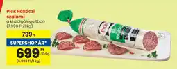 Spar PICK Rákóczi szalámi ajánlat