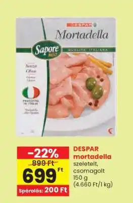 Spar DESPAR mortadella ajánlat