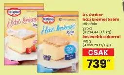 Spar Dr. Oetker Házi Krémes Krém ajánlat