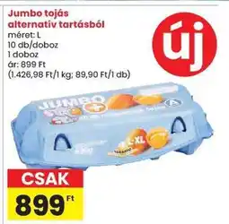 Spar Jumbo tojás alternatív tartásból ajánlat