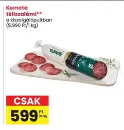Spar Kometa téliszalámi ajánlat