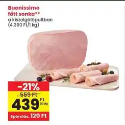 Spar Buonissimo főtt sonka ajánlat