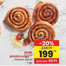 Spar Pizzás csiga ajánlat