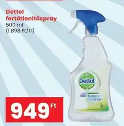 Spar Dettol fertőtlenítőspray ajánlat