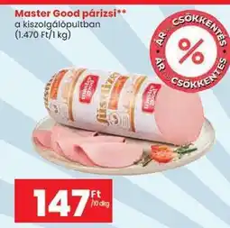 Spar Master Good párizsi ajánlat