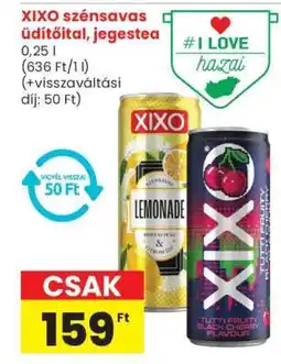 Spar XIXO szénsavas üdítőital, jegestea ajánlat