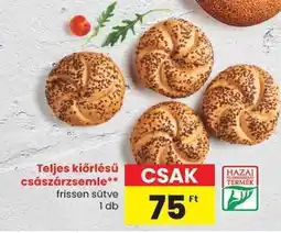 Spar Teljes kiőrlésű császárzsemle ajánlat