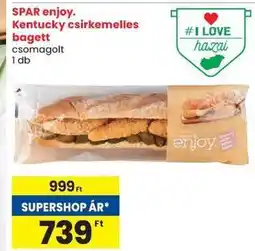Spar SPAR enjoy. Kentucky csirkemelles bagett ajánlat