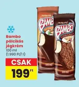 Spar Bambo pálcikás jégkrém ajánlat