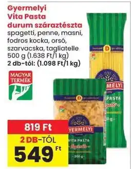 Spar Gyermelyi Vita Pasta ajánlat