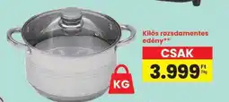 Spar Kilós rozsdamentes edény ajánlat