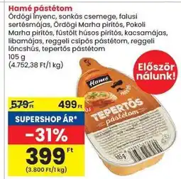 Spar HAMÉ PÁSTÉTOM ajánlat