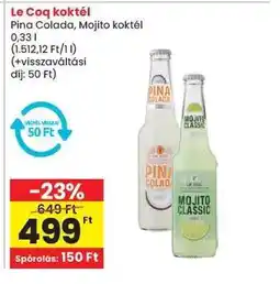 Spar LE COQ KOKTÉL ajánlat
