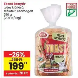 Spar Toast kenyér ajánlat
