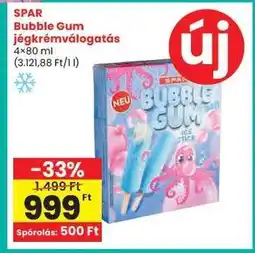 Spar SPAR Bubble Gum jégkrémválogatás ajánlat