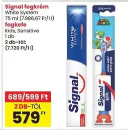 Spar Signal fogkrém és fogkefe ajánlat