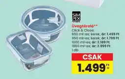 Spar üvegtároló ajánlat