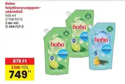 Spar Baba folyékony szappan utántöltő ajánlat