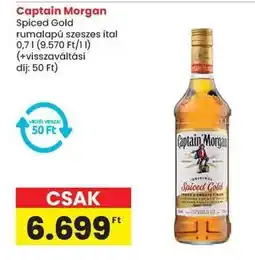 Spar CAPTAIN MORGAN Spiced Gold ajánlat