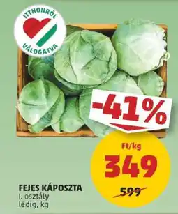 PENNY Fejes káposzta ajánlat