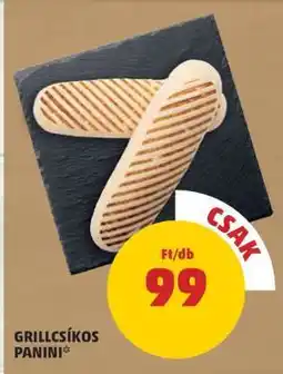 PENNY Grillcsíkos panini ajánlat
