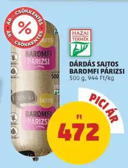 PENNY Dárdás Sajtos Baromfi Párizsi ajánlat
