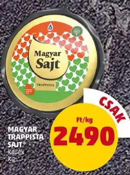 PENNY Magyar Trappista Sajt ajánlat