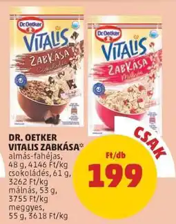 PENNY DR OETKER Vitalis zabkása ajánlat