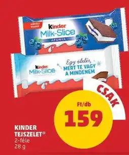 PENNY KINDER Tejszelet ajánlat