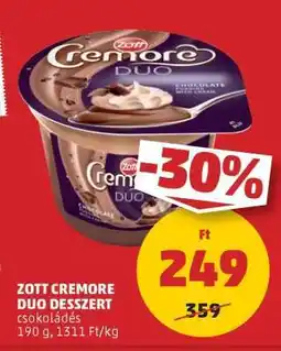 PENNY Zott Cremore Duo Desszert ajánlat