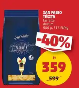 PENNY San Fabio Tészta ajánlat