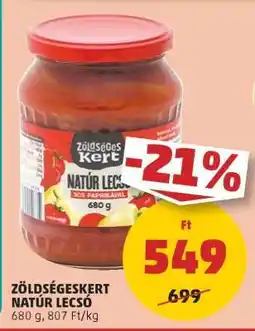 PENNY Zöldségeskert Natúr Lecsó ajánlat