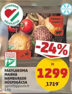 PENNY Fagylakoma Marha Hamburger Húspogácsa ajánlat