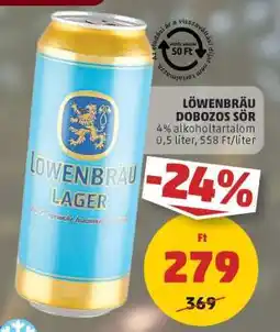 PENNY Löwenbräu Dobozos Sör ajánlat
