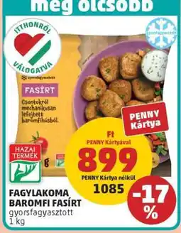 PENNY Fagylakoma Baromfi Fasírt ajánlat