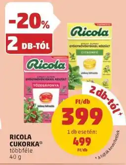 PENNY Ricola cukorka ajánlat