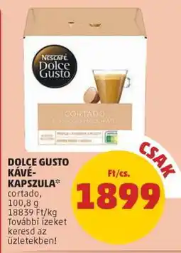 PENNY Dolce Gusto Kávékapszula ajánlat