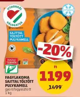 PENNY Fagylakoma Sajttal Töltött Pulykamell ajánlat