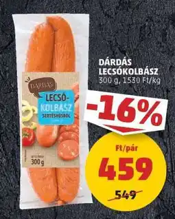 PENNY Dárdás Lecsókolbász ajánlat