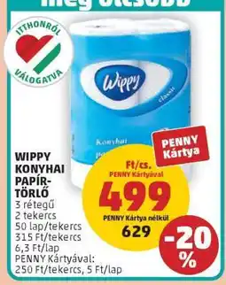 PENNY WIPPY KONYHAI PAPÍR-TÖRLŐ ajánlat