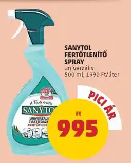 PENNY Sanytol Fertőtlenítő Spray ajánlat