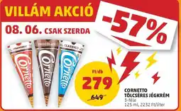 PENNY CORNETTO Tölcséres jégkrém ajánlat